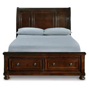 Porter Queen Sleigh Bed, Dresser, Mirror, Chest and Nightstand