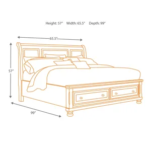 Porter California King Sleigh Bed