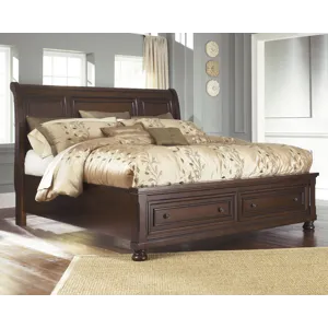 Porter California King Sleigh Bed and 2 Nightstands
