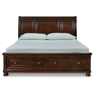 Porter California King Sleigh Bed and 2 Nightstands