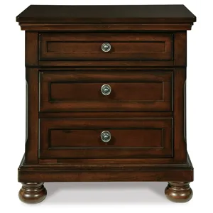 Porter California King Sleigh Bed and 2 Nightstands