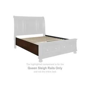 Porter Queen Sleigh Rails