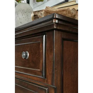Porter California King Panel Bed, Dresser, Mirror, Chest and 2 Nightstands