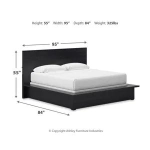 Londer King Panel Bed