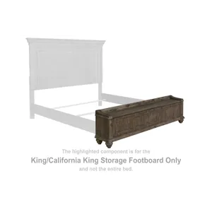 Johnelle King/California King Storage Footboard