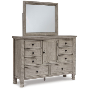 Harrastone Dresser and Mirror