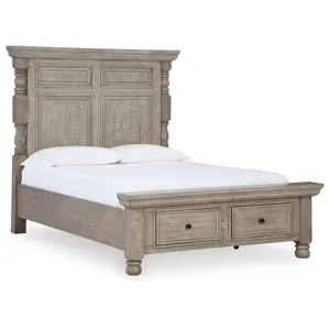 Harrastone Queen Panel Bed