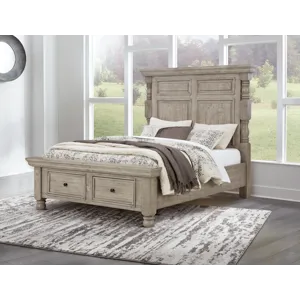 Harrastone Queen Panel Bed