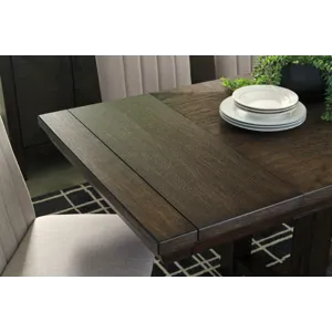 Dellbeck Dining Table with 8 Chairs and Server