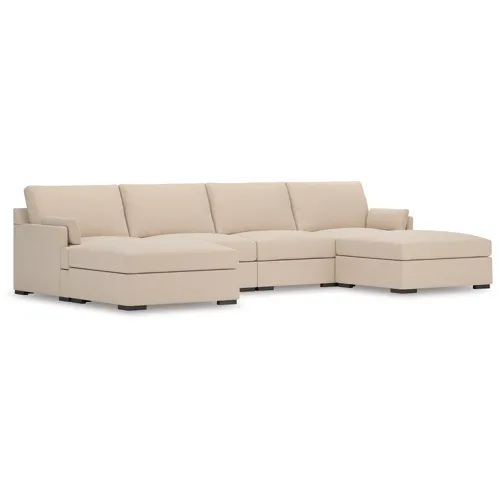Regality 4-Piece Sectional and 2 Ottoman