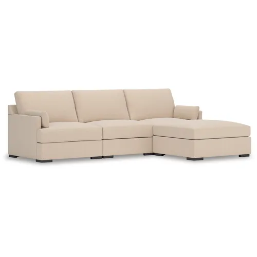 Regality 3-Piece Sectional and Ottoman