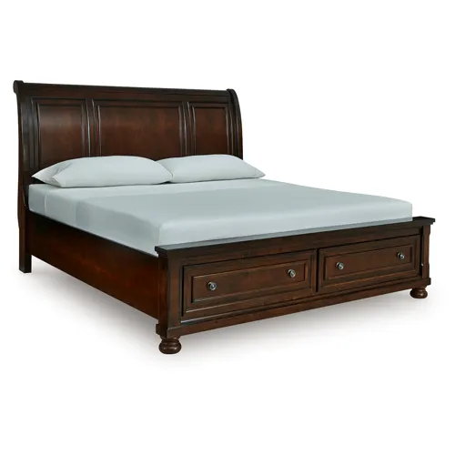 Porter California King Sleigh Storage Bed