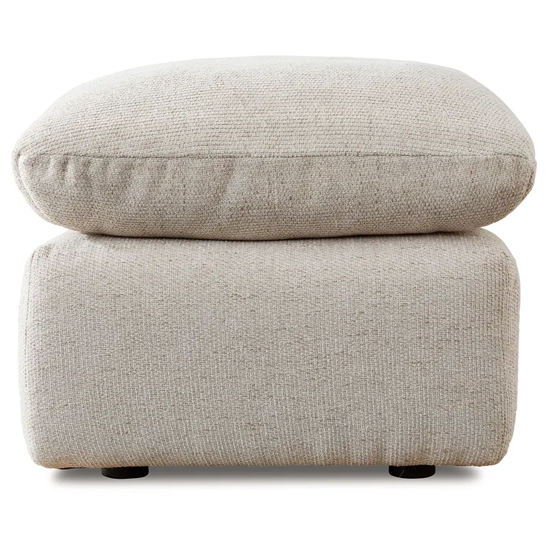 Refined Oversized Chair and Ottoman