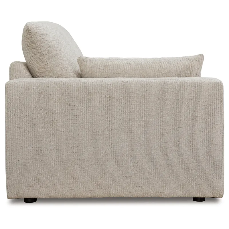 Refined Oversized Chair and Ottoman