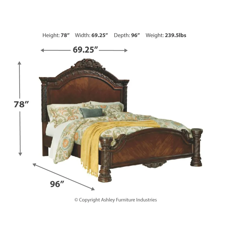 North Shore Queen Panel Bed