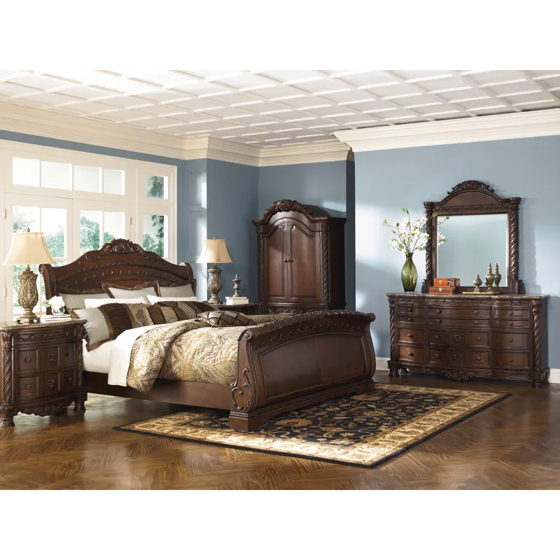 North Shore Queen Sleigh Bed