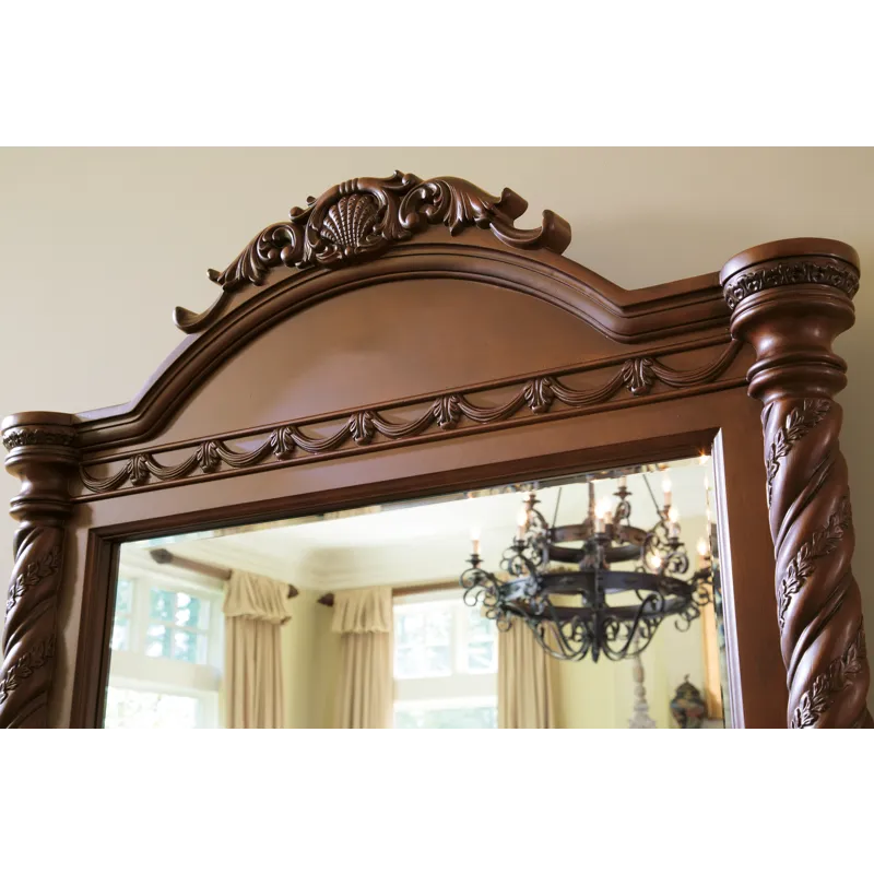 North Shore King Panel Bed, Dresser, Mirror, Chest and Nightstand