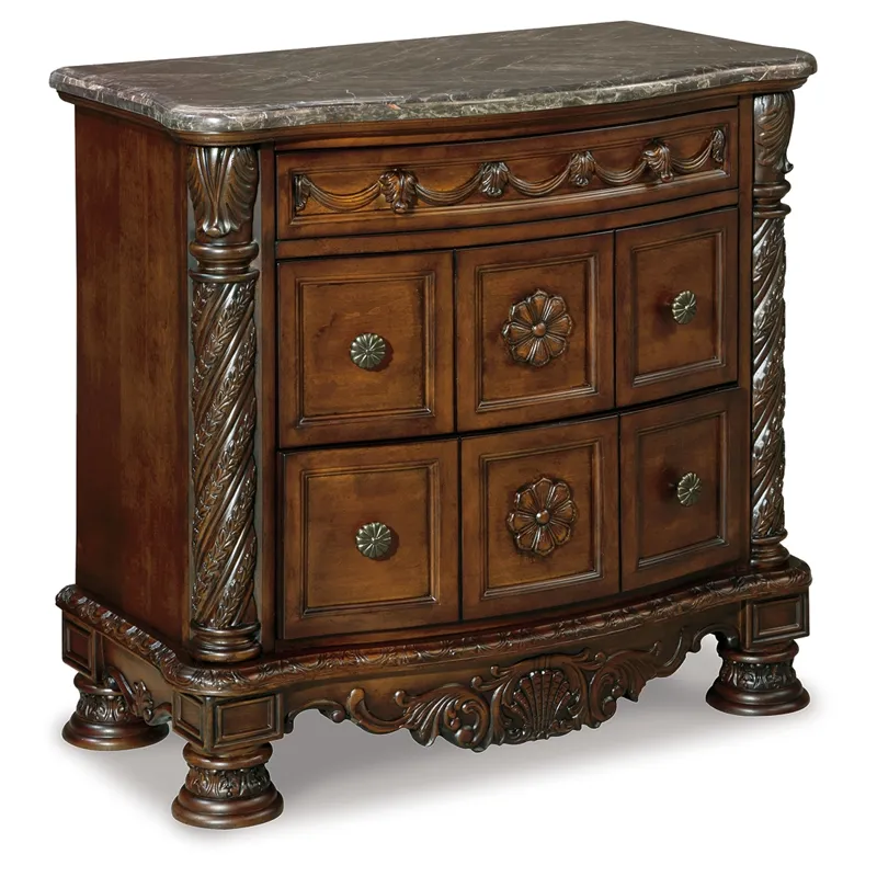 North Shore King Panel Bed, Dresser, Mirror, Chest and Nightstand