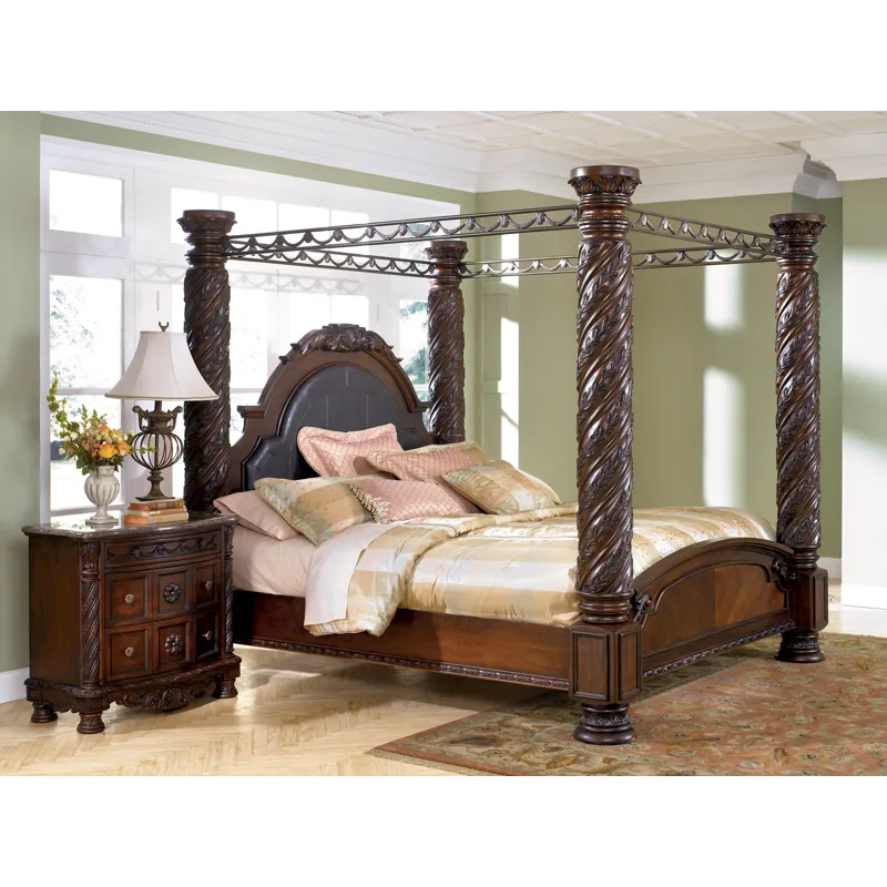 North Shore California King Poster Bed with Canopy