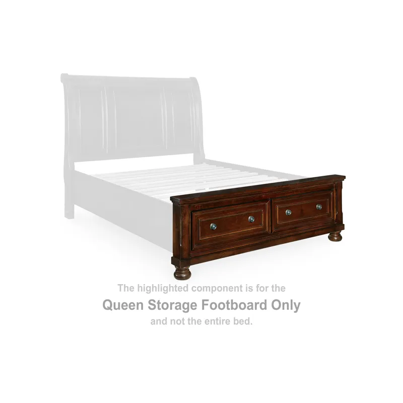 Porter Queen Storage Footboard