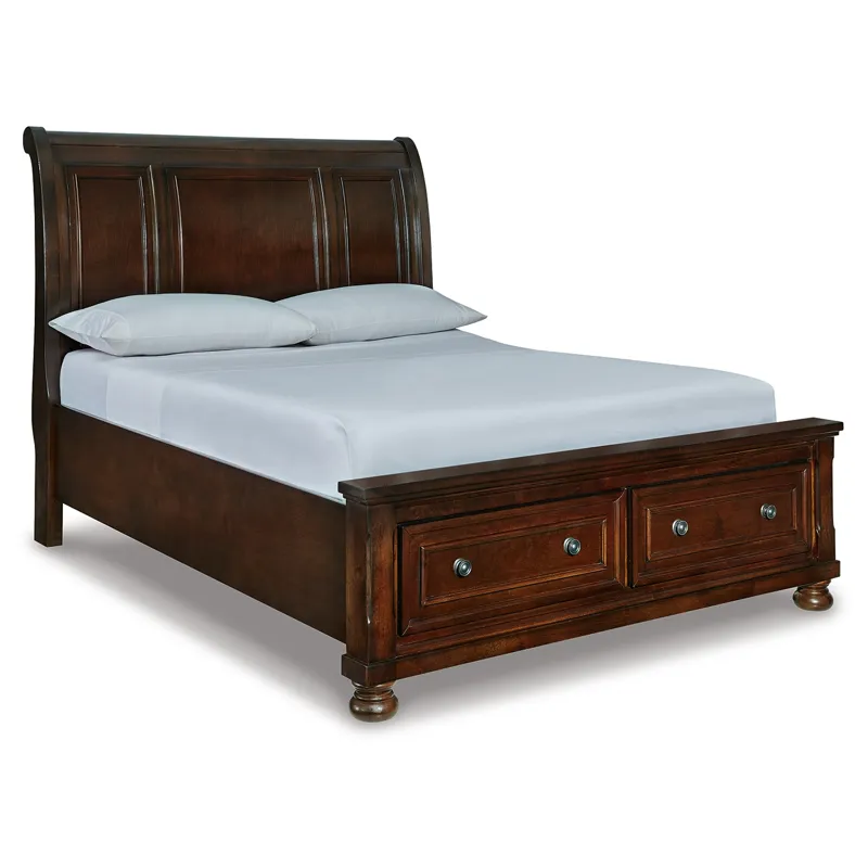 Porter Queen Sleigh Bed, Dresser, Mirror, Chest and Nightstand