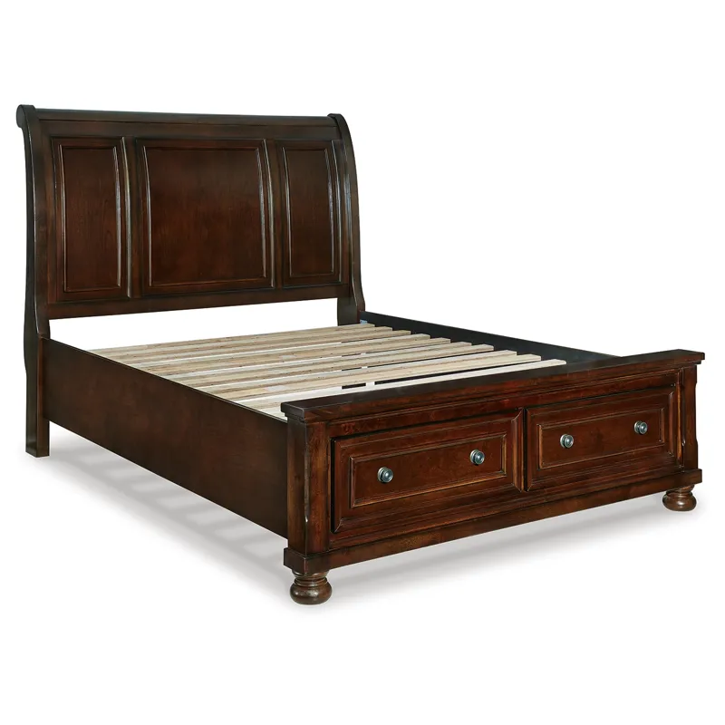 Porter Queen Sleigh Bed, Dresser, Mirror, Chest and Nightstand
