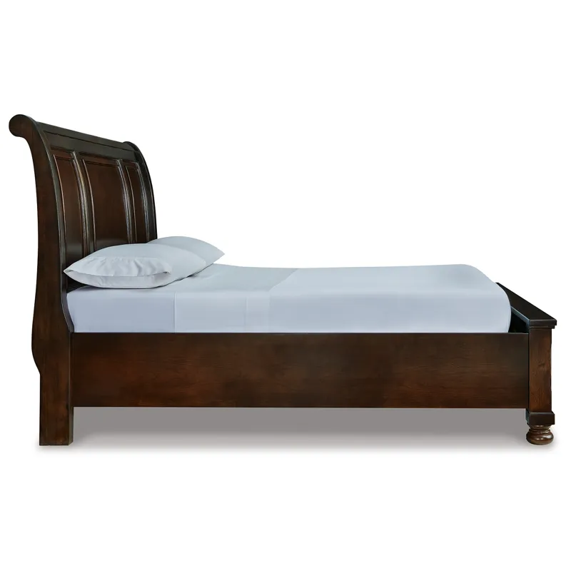Porter Queen Sleigh Bed, Dresser, Mirror, Chest and Nightstand