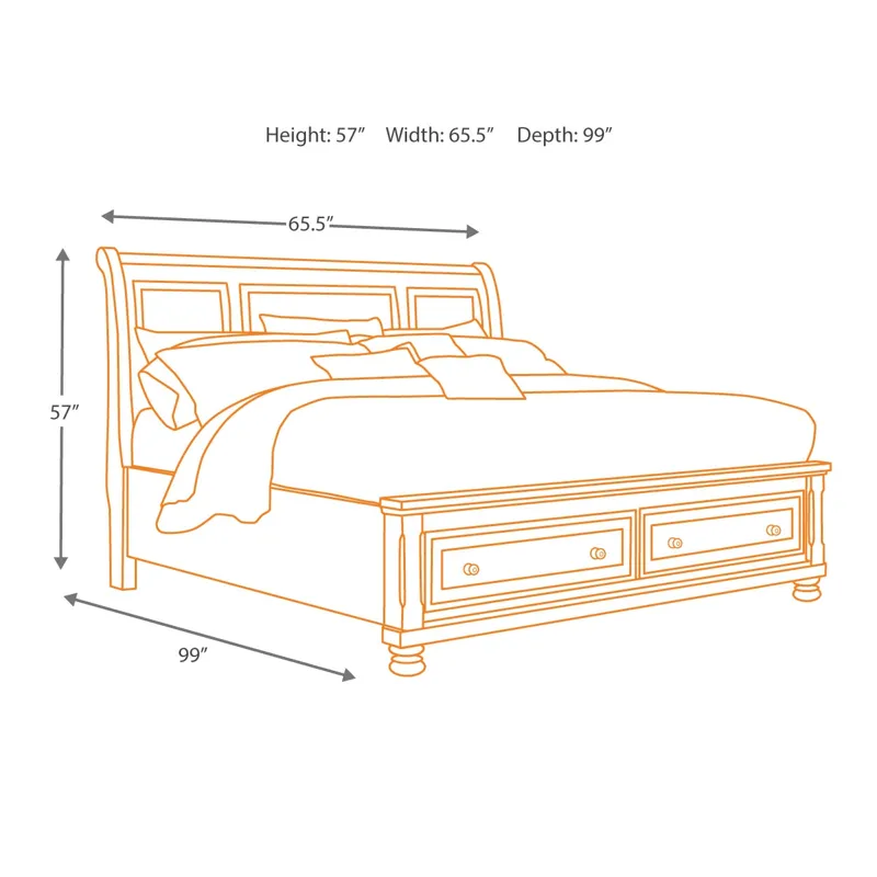 Porter California King Sleigh Bed