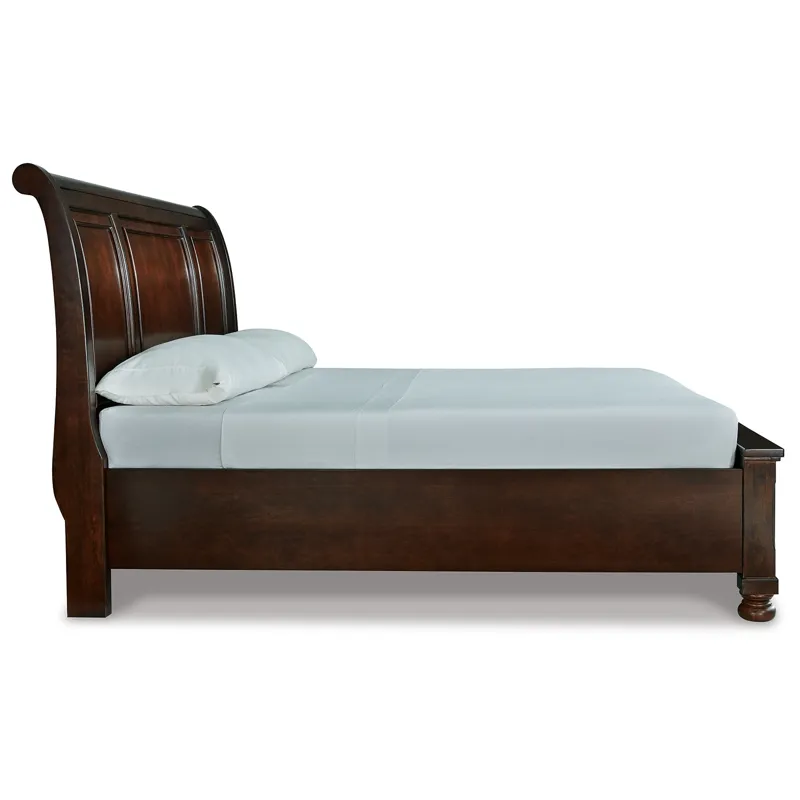 Porter California King Sleigh Bed and 2 Nightstands