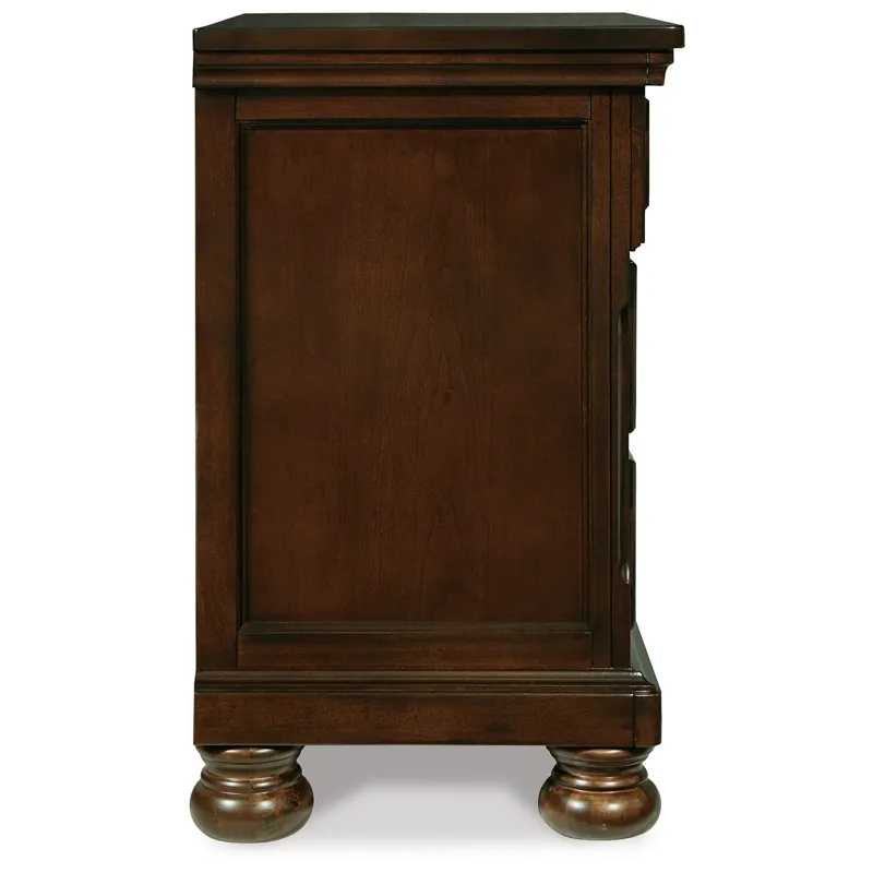 Porter California King Sleigh Bed and 2 Nightstands