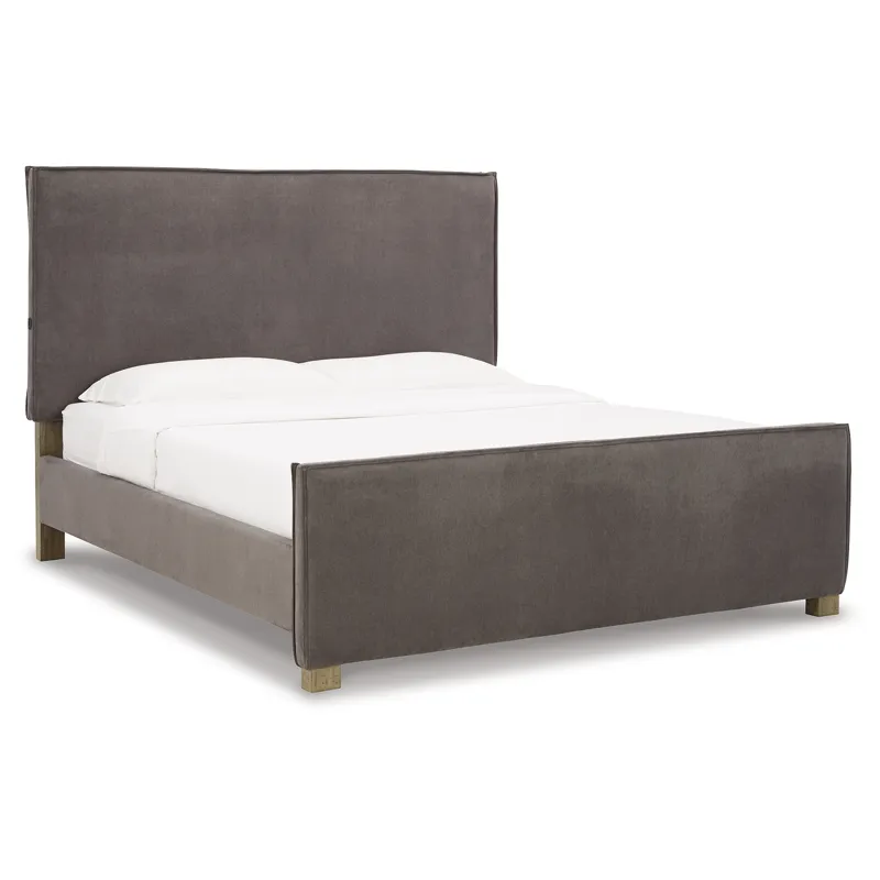 Krystanza Queen Upholstered Panel Bed