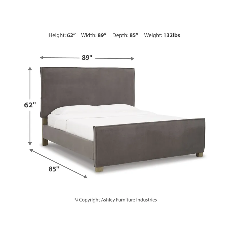 Krystanza King Upholstered Panel Bed