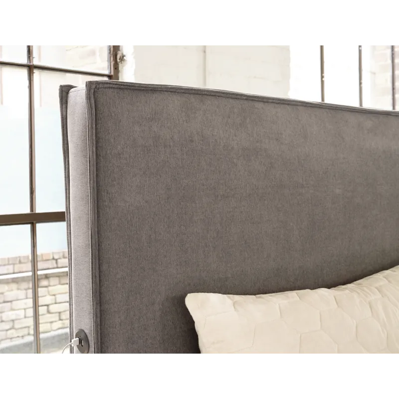 Krystanza Queen Upholstered Panel Bed