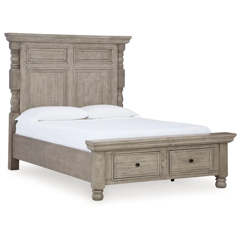 Harrastone Queen Panel Bed