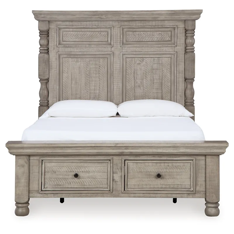 Harrastone Queen Panel Bed