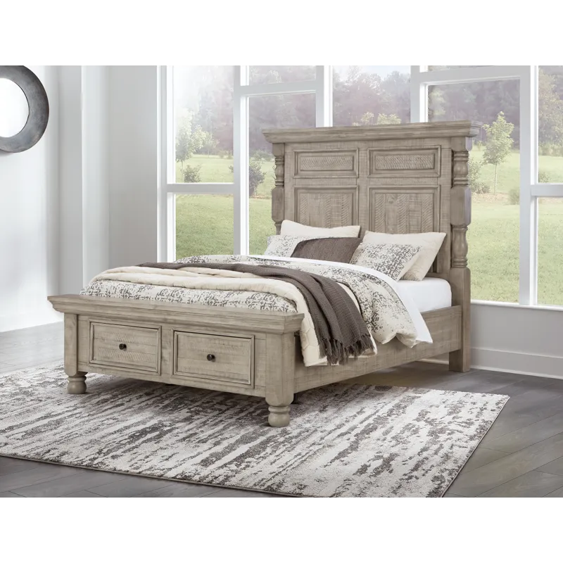 Harrastone Queen Panel Bed