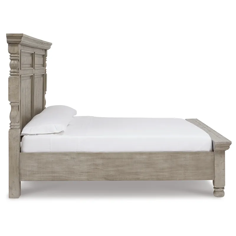 Harrastone Queen Panel Bed, Dresser and Mirror