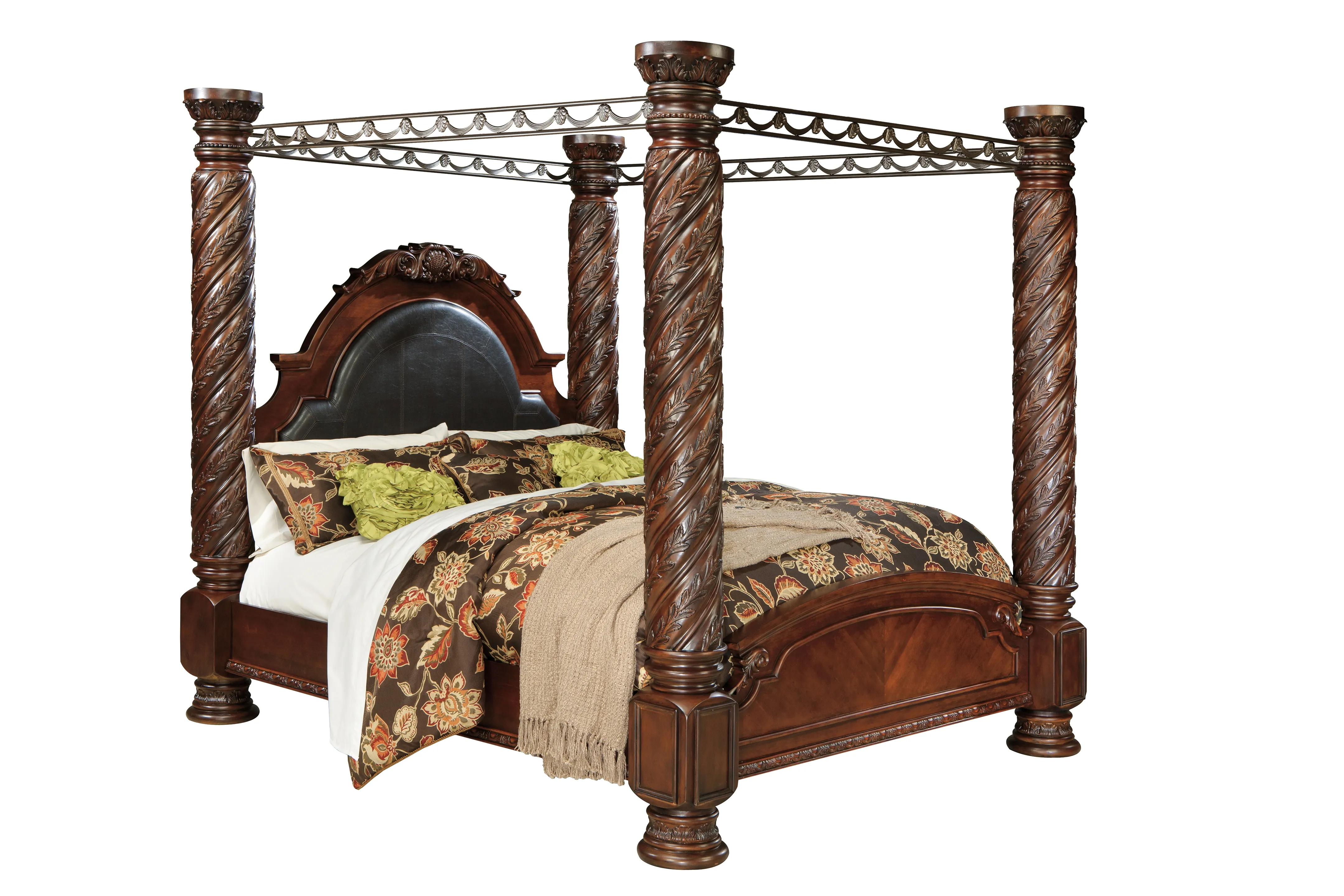 Unavailable: B553 King Canopy Bed NIS213856701 by Millennium