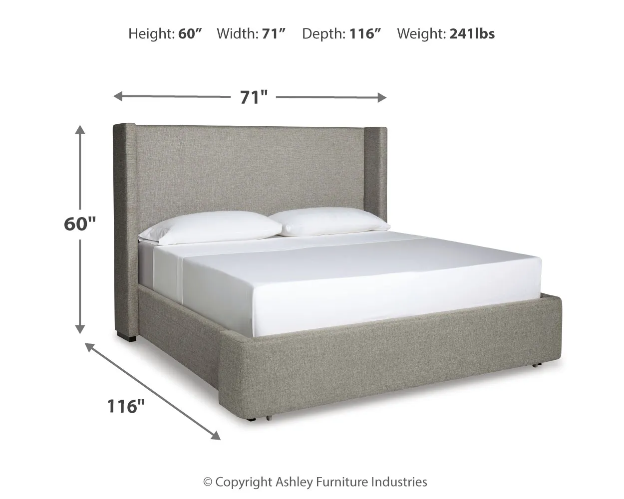 Fawnburg Queen Upholstered Bed B793B4 at Ashley HomeStore