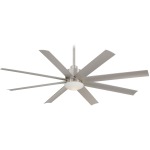 Slipstream LED - 65" Ceiling Fan - Brushed Nickel