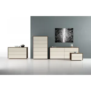 MYA HIGH CHEST WITH GLASS DRAWER FRONTS