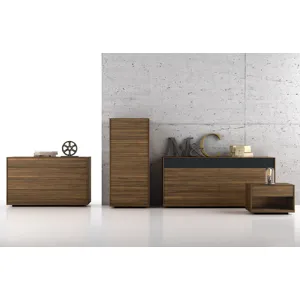 MIMOSA DOUBLE DRESSER WITH 2 GLASS DRAWER FRONTS