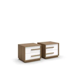 NURIA 2 DRAWER NIGHT TABLE
