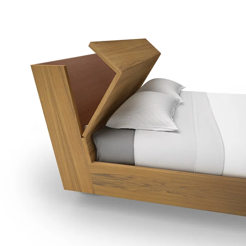 Urbana Queen Bed with Storage Headboard