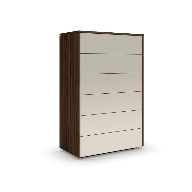 MYA HIGH CHEST WITH GLASS DRAWER FRONTS