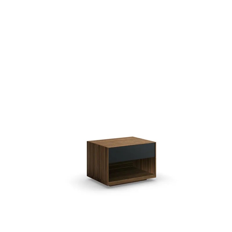 MIMOSA NIGHT TABLE WITH GLASS DRAWER FRONT