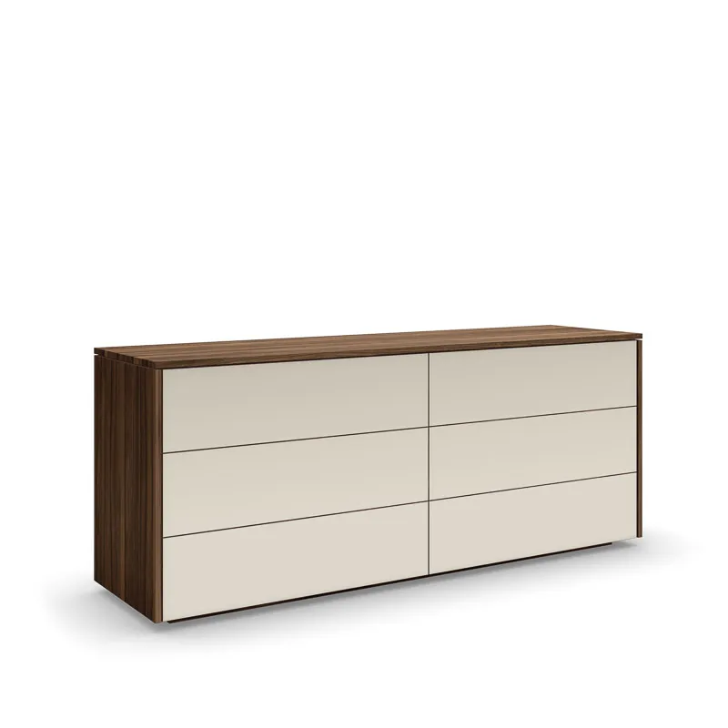 MYA DOUBLE DRESSER WITH GLASS FRONTS