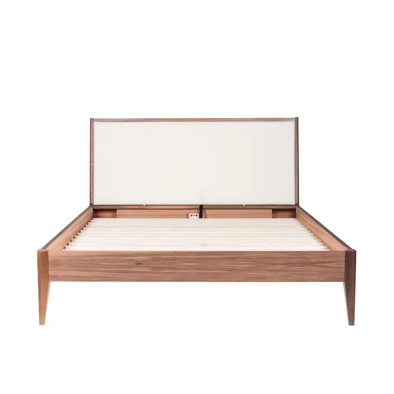 LEILA BED WITH UPHOLSTERED PANEL