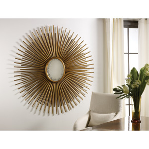 Oval Florentine Mirror - Gold
