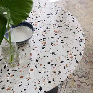 Lippa 40" Round Terrazzo Dining Table